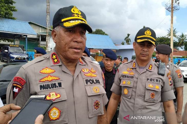 Kepala Polda Papua, Inspektur Jenderal Poliai Paulus Waterpauw. ANTARA/Evarukdijati.