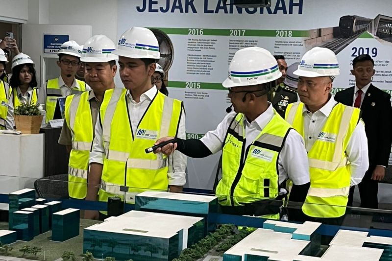 Wapres Gibran Harap Proyek MRT Fase 2 Rampung Tepat Waktu