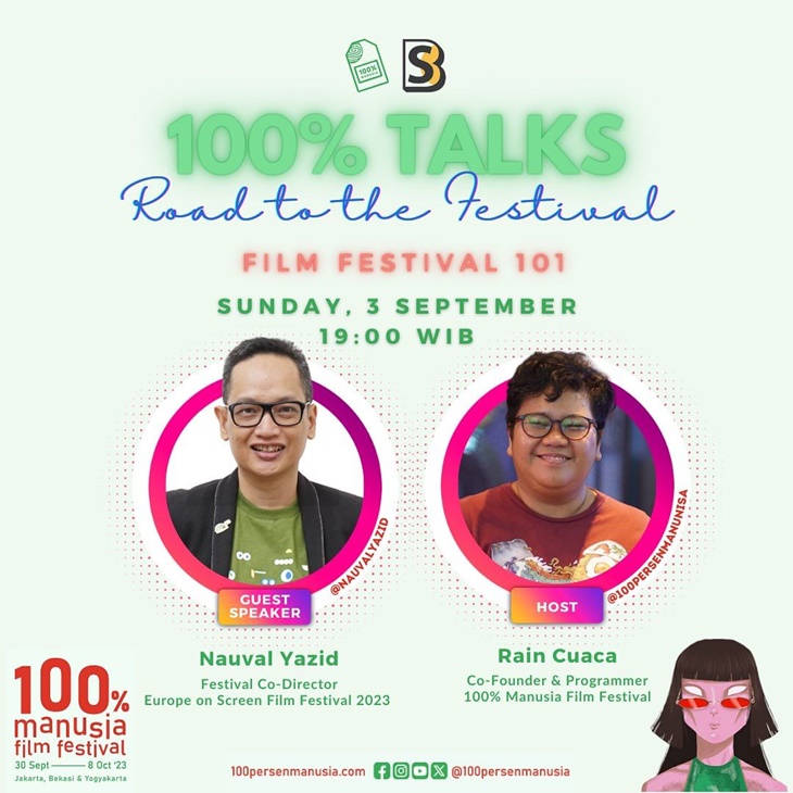 '100% Manusia Film Festival 2023' Kembali Hadir