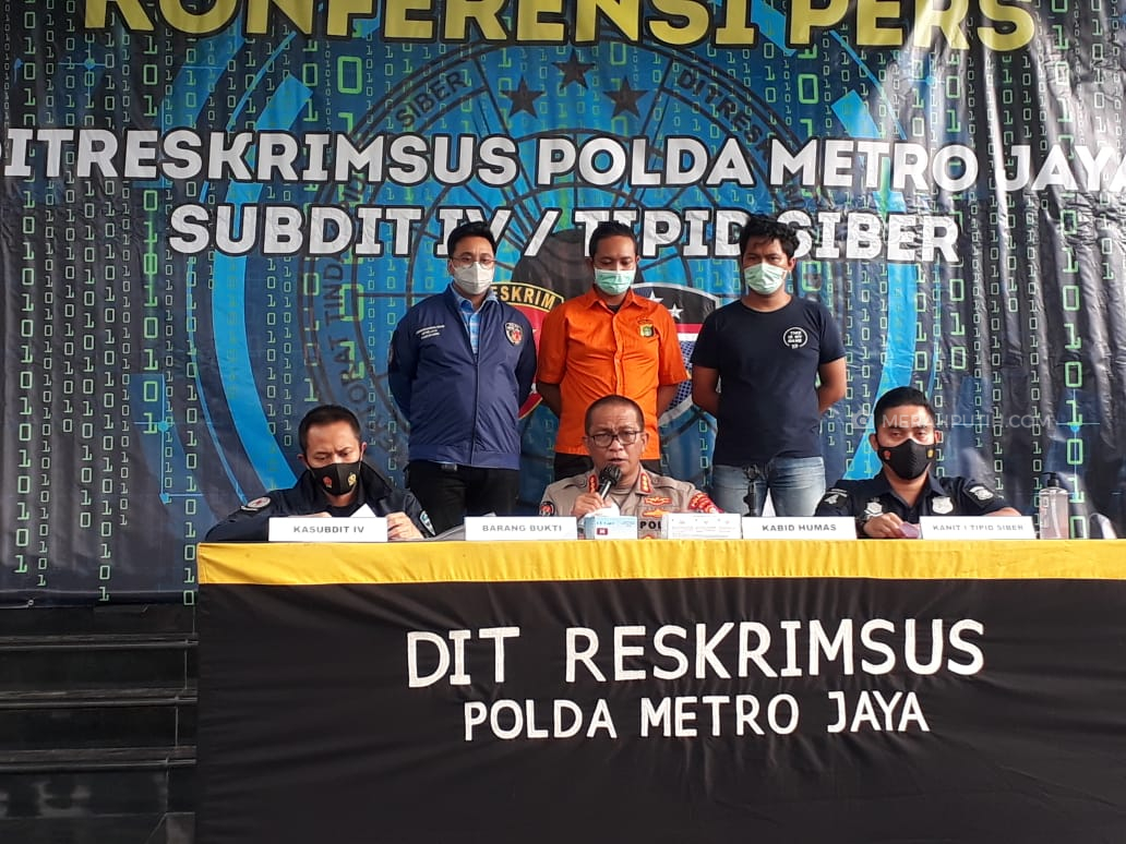 Polisi menangkap pria berinisial H yang menyebar video azan ditambah dengan kalimat “hayya alal jihad". Foto: MP/Kanu