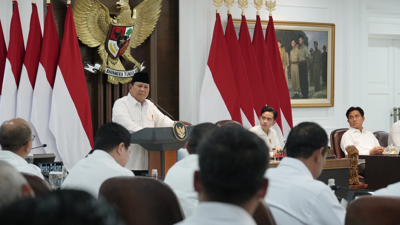 Sidang Kabinet Paripurna, Prabowo: Pengusaha Jangan Mau Untung Besar di Atas Penderitaan Rakyat