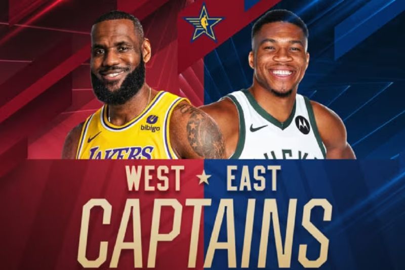Starter NBA All-Star 2024 Diumumkan, LeBron James Jadi Kapten
