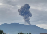 Kembali Erupsi, Gunung Marapi Muntahkan Abu Vulkanik Setinggi 1.200 Meter