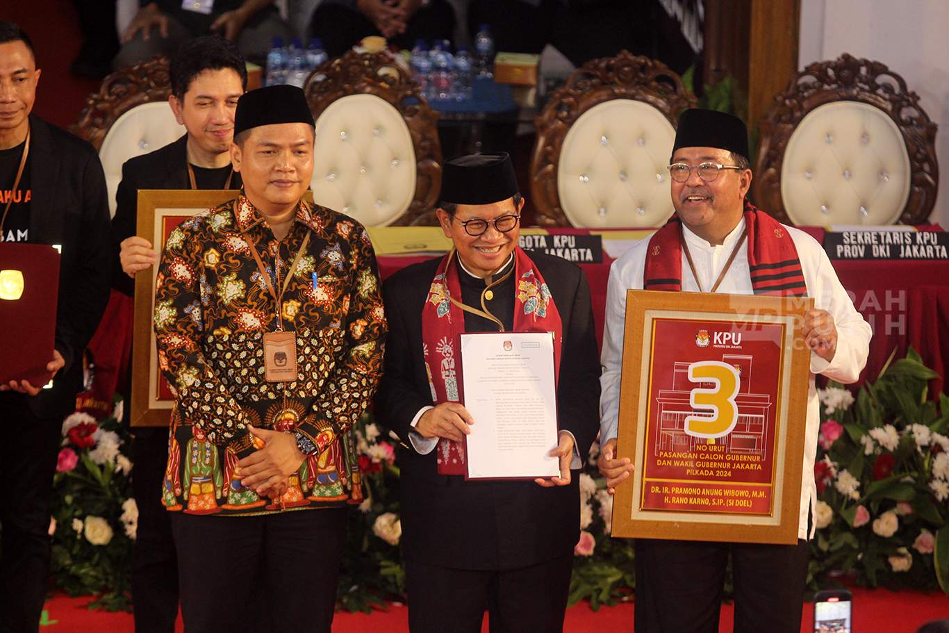 Pilkada DKI Jakarta 2024: Pasangan Pramono Anung-Rano Karno No Urut 3