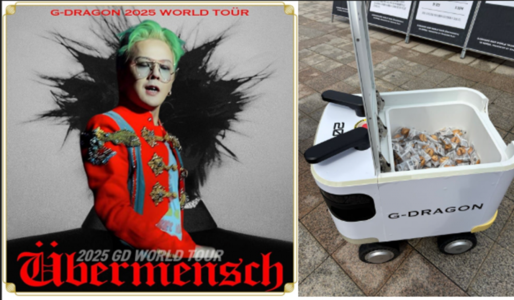 Robot Fortune Cookie Sebarkan Pesan Perdamaian di Konser G-DRAGON