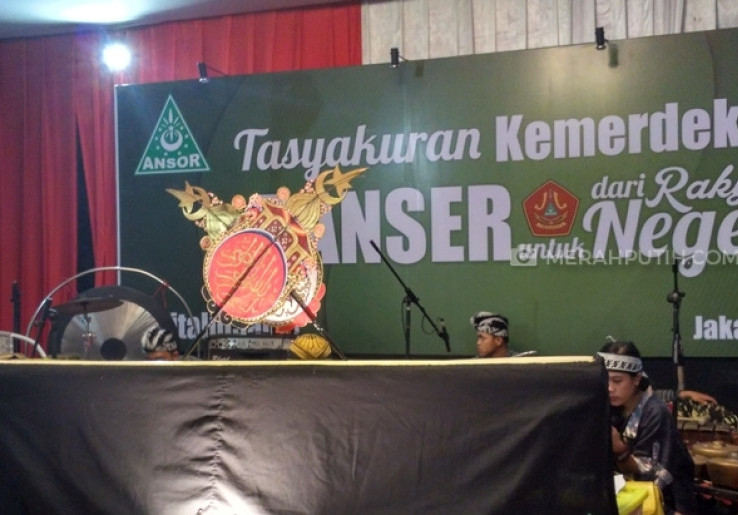 Tasyakuran Kemerdekaan RI, GP Ansor Gelar Wayang