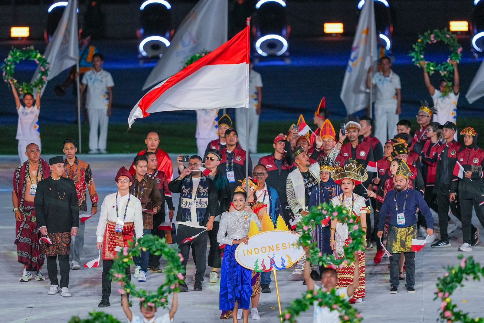 CdM Lexyndo Hakim memimpin kontingen Indonesia.