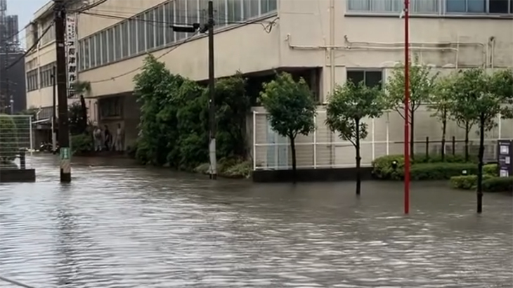 Tokyo Banjir Mendadak, Penerbangan dan Operasional Terganggu