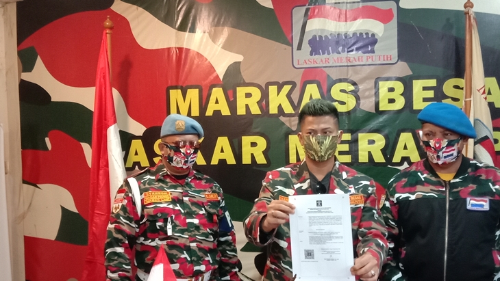 Adek Erfil Manurung Pimpinan Sah Laskar Merah Putih di Mata Pemerintah