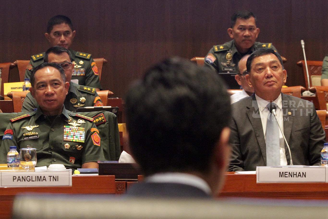 Raker Panglima TNI dan Menteri Pertahan dengan Komisi I DPR Bahas Kesejahteraan Prajurit TNI