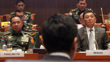 Raker Panglima TNI dan Menteri Pertahan dengan Komisi I DPR Bahas Kesejahteraan Prajurit TNI