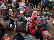 Aksi Piknik Nasional untuk Tagih 17+8 Tuntutan Rakyat Indonesia Berbenah di Gedung DPR