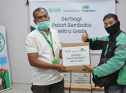 22 Ribu Sembako Untuk Driver Ojek dan Taksi Online