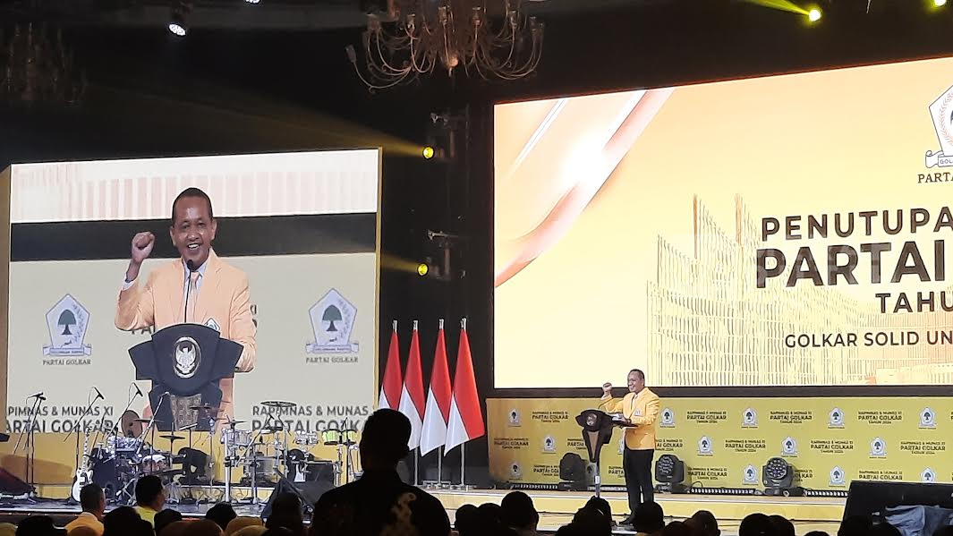 Jokowi ke Munas Golkar Pakai Kemeja Kuning, Bahlil: Paten Juga Barang Ini