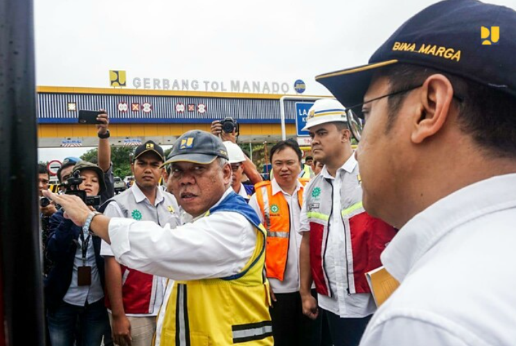 Gerbang Tol Manado - Bitung. (Foto: Kementerian PUPR)