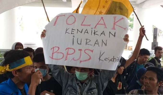 Tolak Kenaikan Iuran BPJS Kesehatan, BEM-SI Geruduk Kemenkes