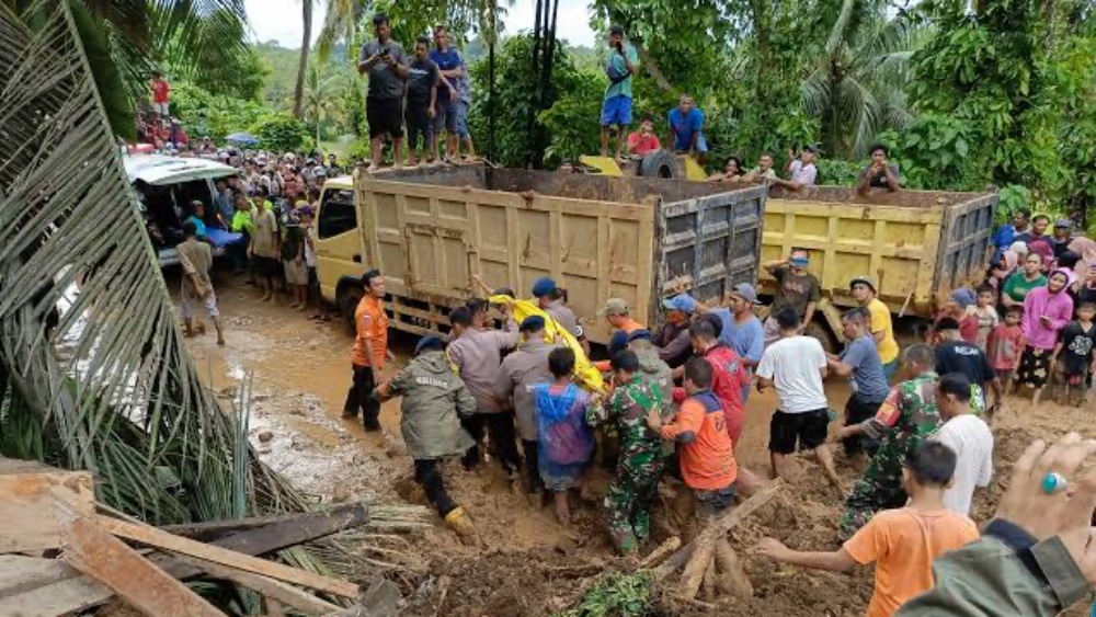 Korban Tewas Akibat Banjir Lahar di Sumatera Barat Mencapai 58 Orang