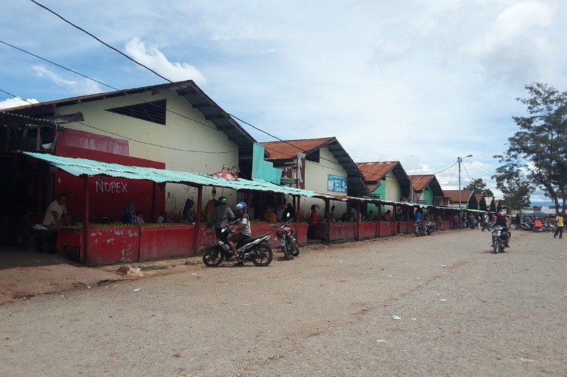 Pasar di Papua. (Foto: Antara)