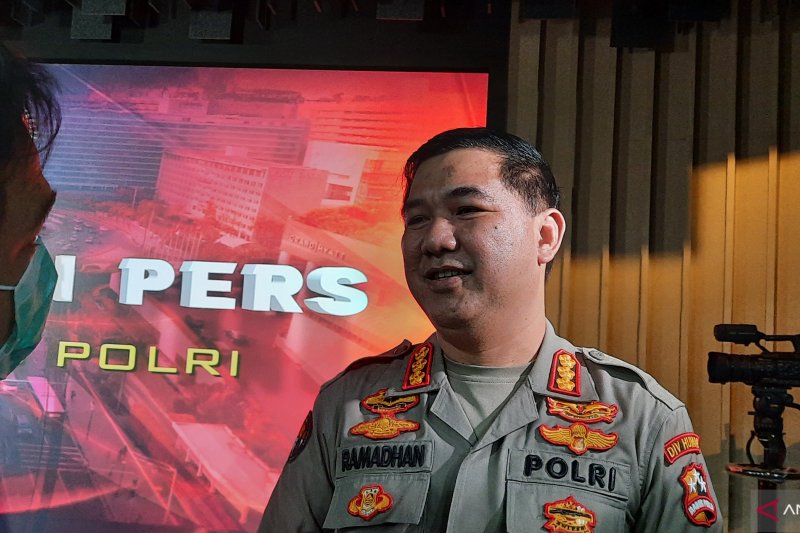 Kepala Bagian Penerangan Umum Divisi Humas Polri Kombes Pol Ahmad Ramadhan. (ANTARA/Laily Rahmawaty)