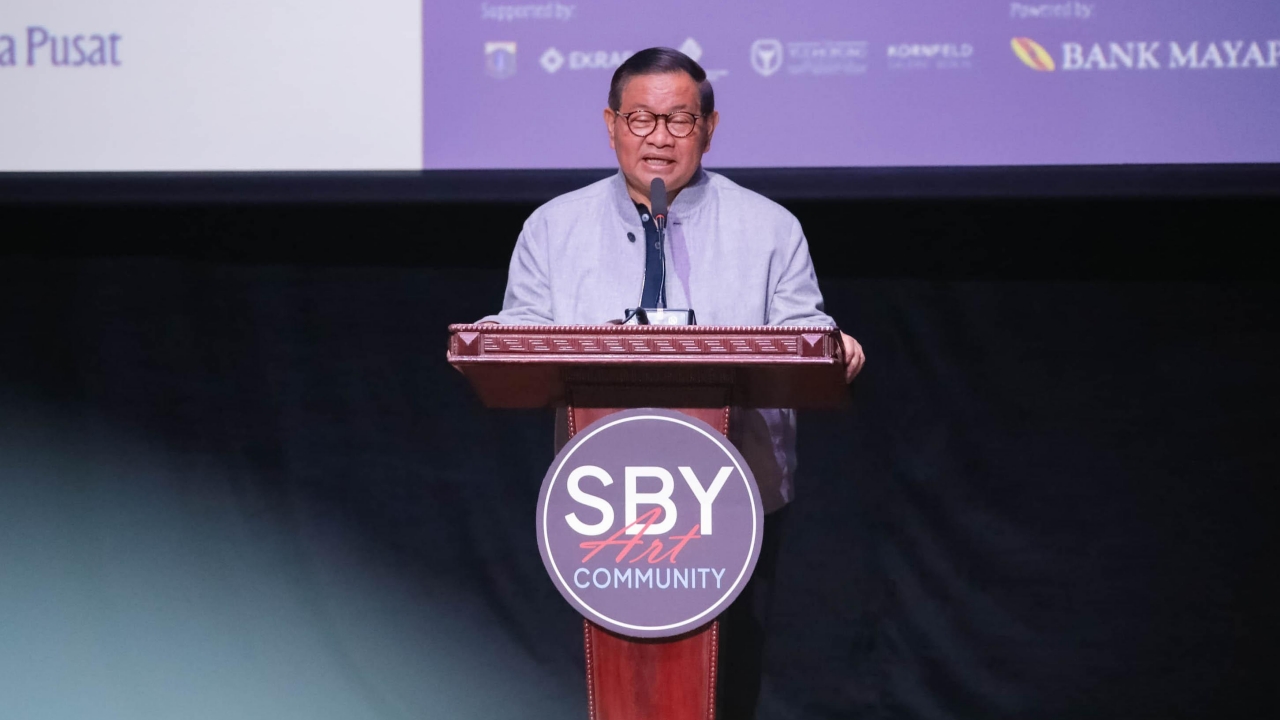 Pameran SBY Art Community 2026 Dibuka di TIM, Pramono Soroti Kolaborasi Indonesia-Jerman