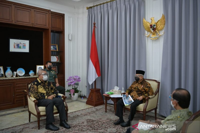 Wakil Presiden Ma'ruf Amin.(Foto:Antara)