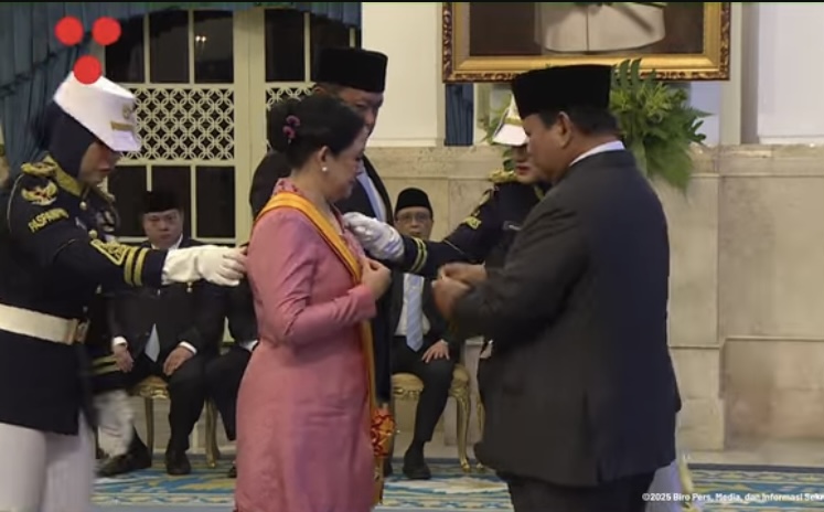 Ketua DPR RI, Puan Maharani, dapat gelar kehormatan dari Presiden RI, Prabowo Subianto