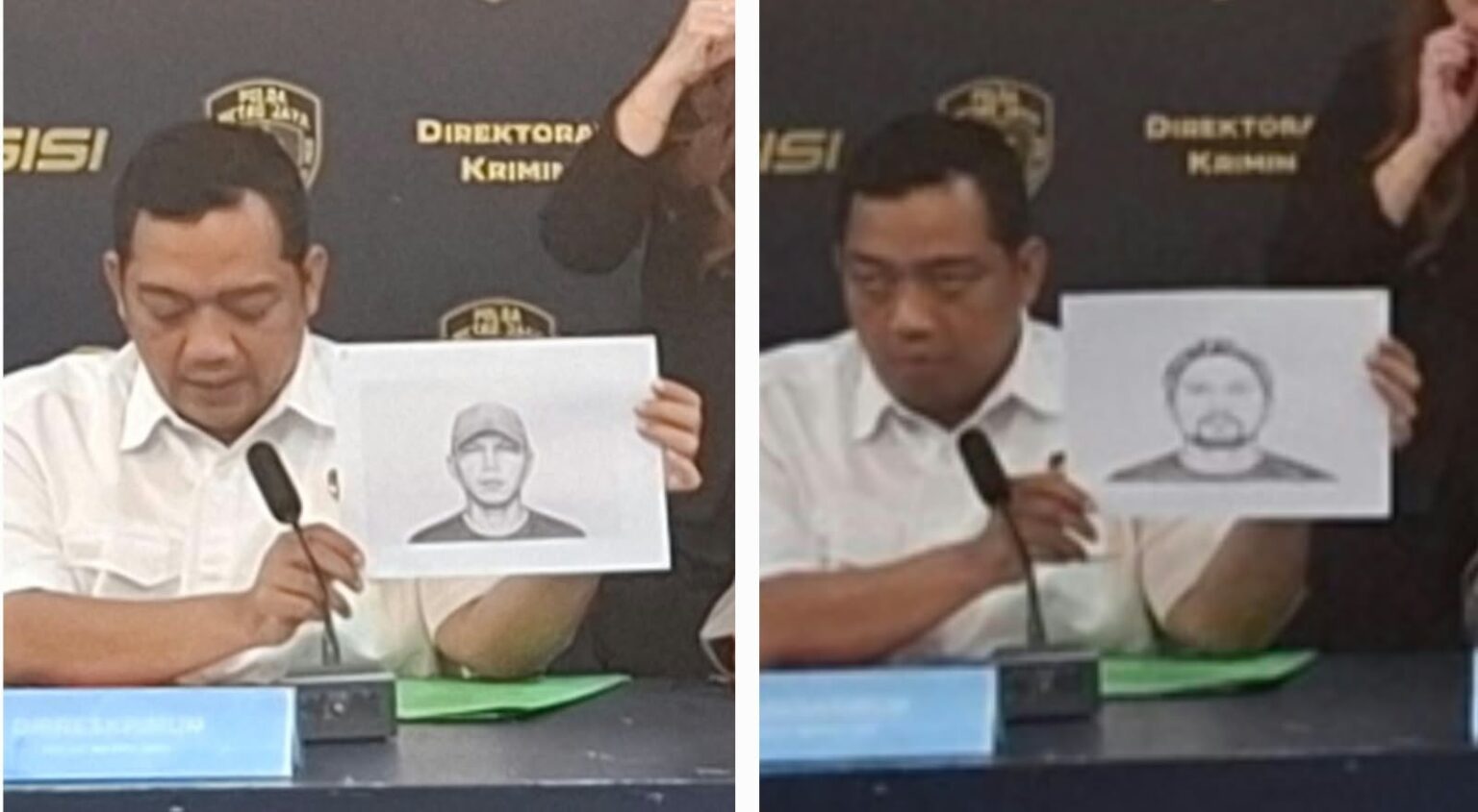 Polda Metro Sebar Dua Sketsa Terduga Pelaku yang Tewaskan Pedagang Cermin di Tanah Abang