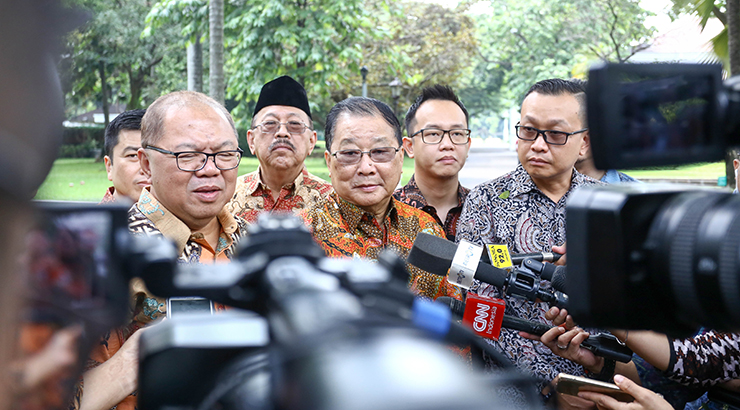 Jokowi Terima Kunjungan Pengurus INTI di Istana Merdeka