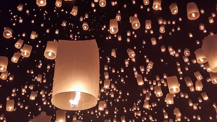 Festival Loi Krathong, Thailand. (Foto: Pixabay/xiaolinzi821)