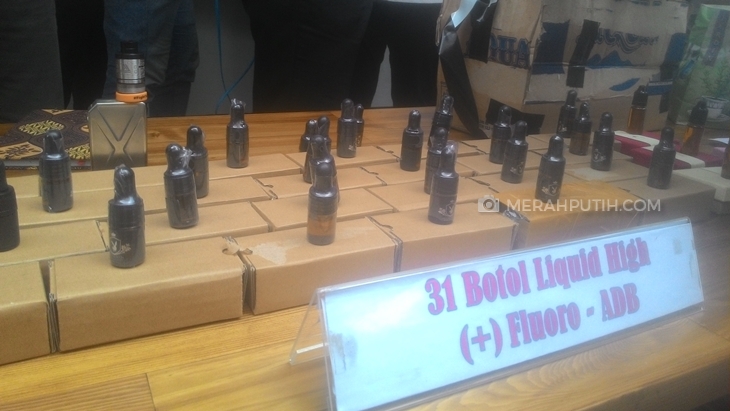 Polisi Sebut Kandungan Liquid Vape Rasa Ganja