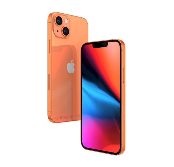 Warna oranye dirumorkan akan digunakan pada iPhone 13 (Foto: GSM Arena)