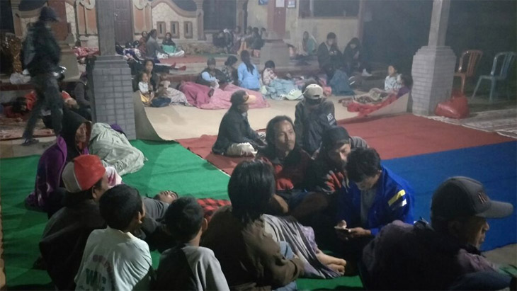 Pengungsi Gunung Agung Bertambah Jadi 15.142 Jiwa