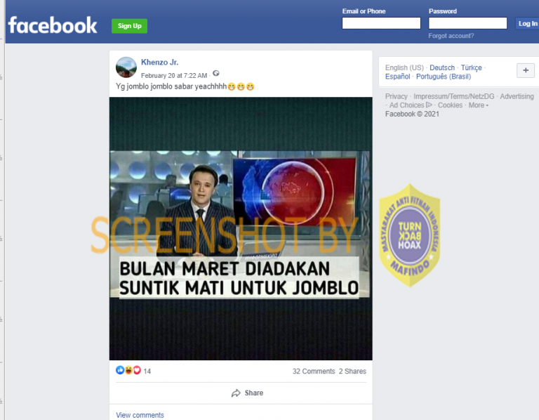Jomlo. (Tangkapan Layar)