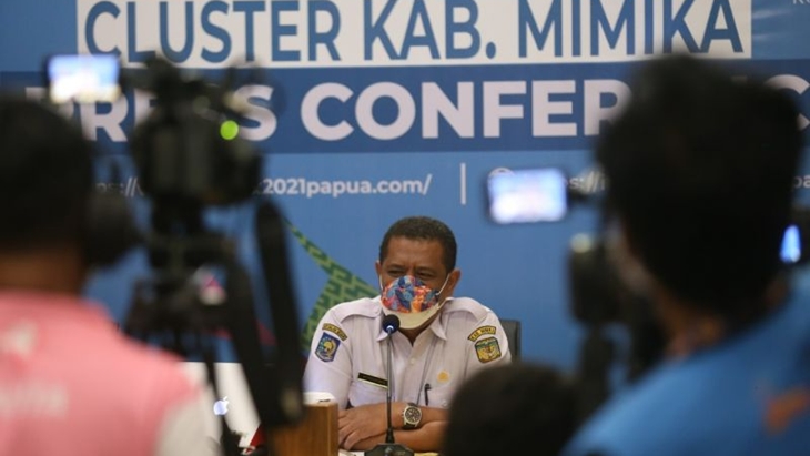 Dinkes Mimika Nyatakan Tidak Ada Klaster PON
