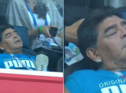 Sebelumnya Sindir Messi dengan Kambing, Giliran Messi Cetak Gol Maradona Ketiduran