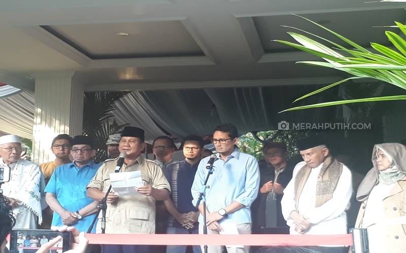  Kutuk Kekerasan Fisik, Prabowo Minta Semua Pihak Menahan Diri