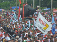 Puluhan Ribu Kader Partai Hanura Antusias Sambut Presiden Jokowi
