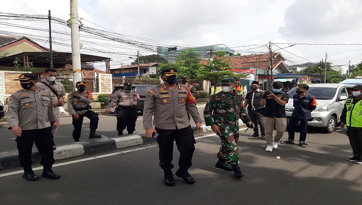 Kapolres Metro Jakarta Pusat, Kombes Hengki Haryadi di Petamburan III, Tanah Abang, Jakarta Pusat, Kamis (25/2).