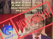 [HOAKS atau FAKTA]: Presiden Jokowi Naikkan Pajak Ekspor Nikel 1.000 Persen
