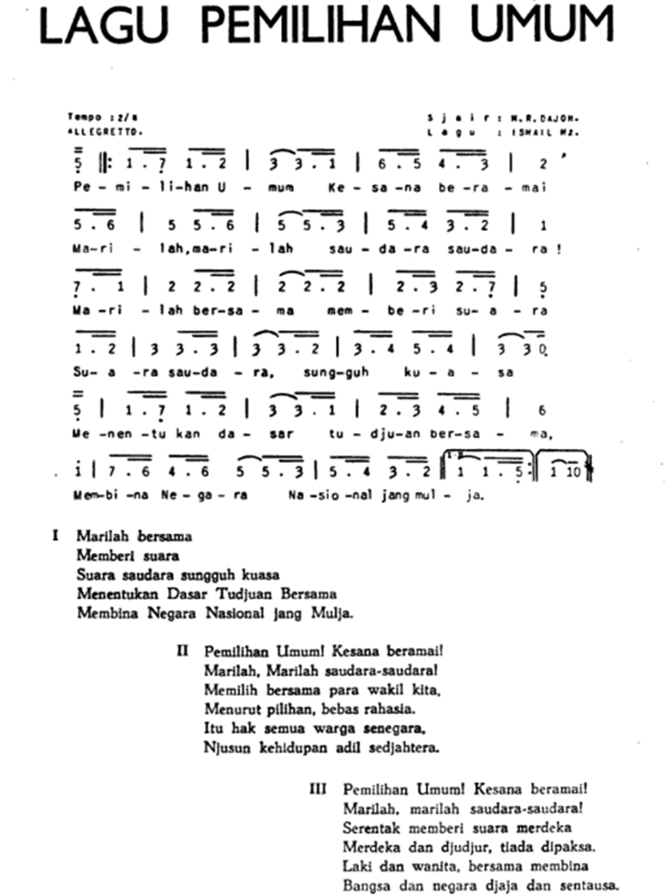 lagu pemilu jingle pemilu