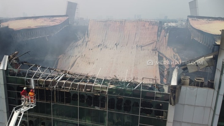 Foto-Foto Terkini Gereja Basilea Convention Center Gading Serpong Setelah Kebakaran Besar