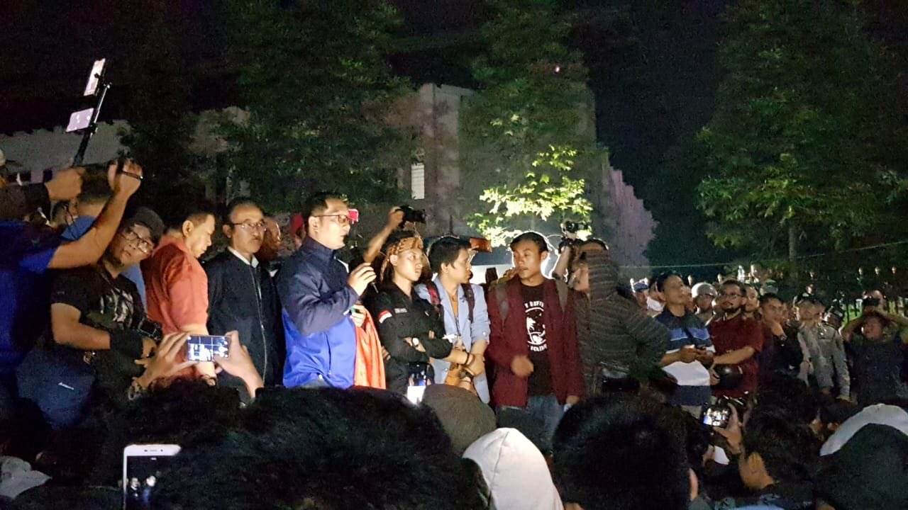 Temui Mahasiswa, Ridwan Kamil Janjikan Hal Ini