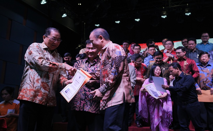 Ketua Umum INTI dan peserta TAPLAI INTI-Lemhannas
