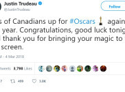 PM Justin Trudeau: Banyak Orang Kanada Tampil di Oscar, Semoga Berhasil