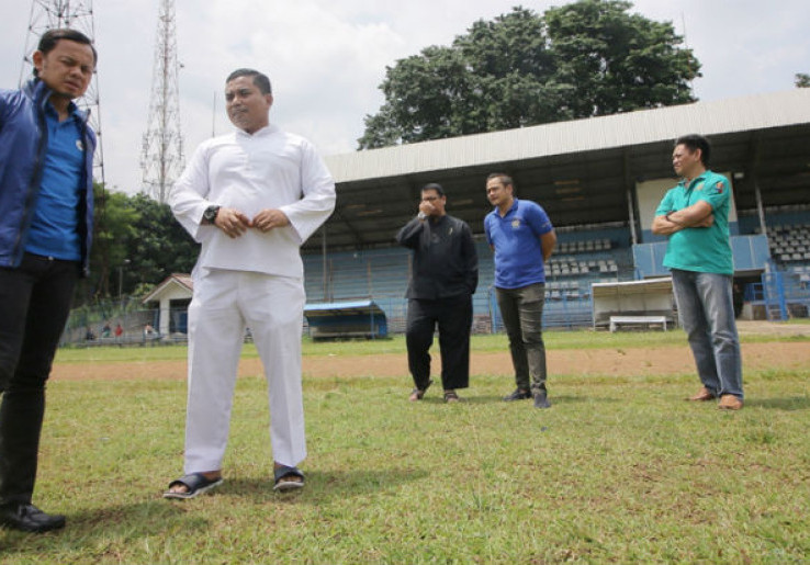 Wali Kota Bogor Pastikan Renovasi Stadion Pajajaran Berjalan Lancar