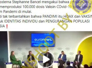 [HOAKS atau FAKTA]: CEO Moderna Produksi 100 Ribu Dosis Vaksin Sebelum Pandemi