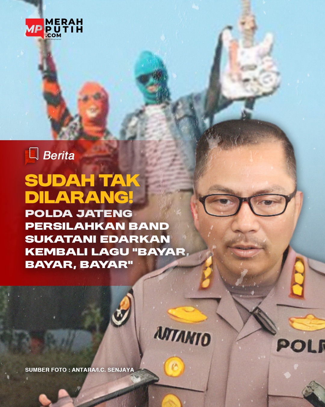 Sudah Tak Dilarang Polda Jateng Perbolehkan Lagu Bayar, Bayar, Bayar Milik Band Sukatani Diedarkan Kembali