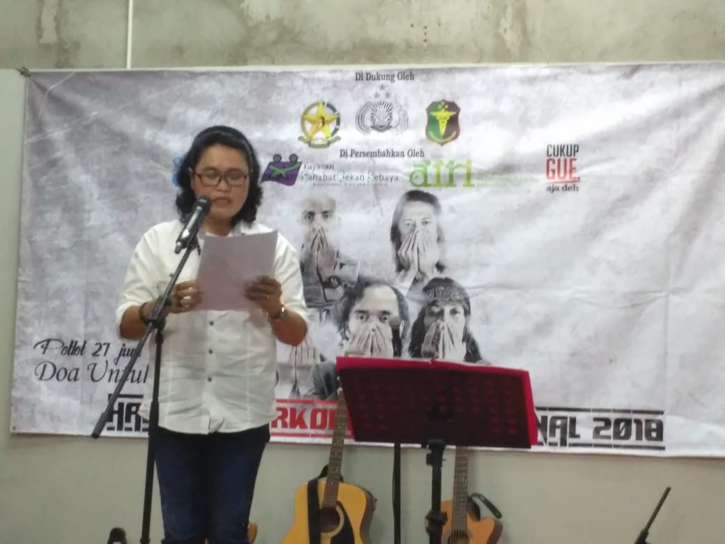 Retnowati Misire. SH saat memberi sambutan (Sumber: ist.)