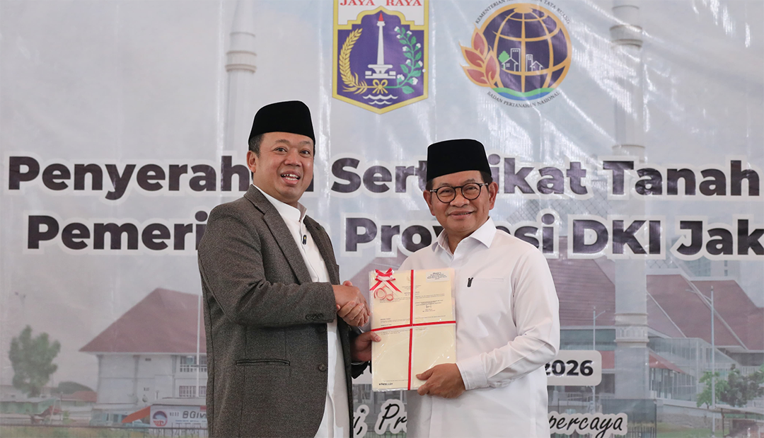 DKI Terima 3.922 Sertifikat Hak Pakai dari Kementerian ATR, Nilainya Capai Rp 102 Triliun