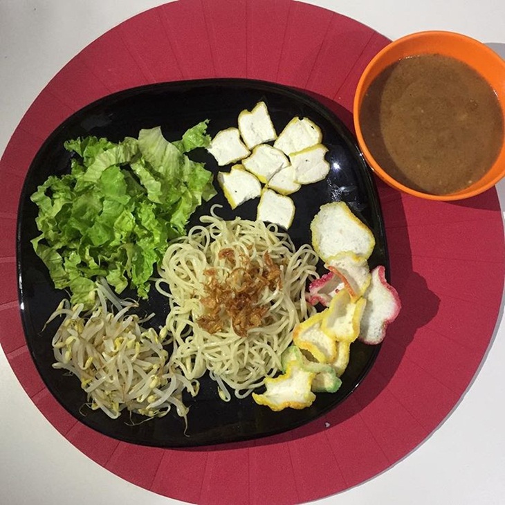 Selada Banga. (Foto: instagram.com/pempek_bangka_island_yence)